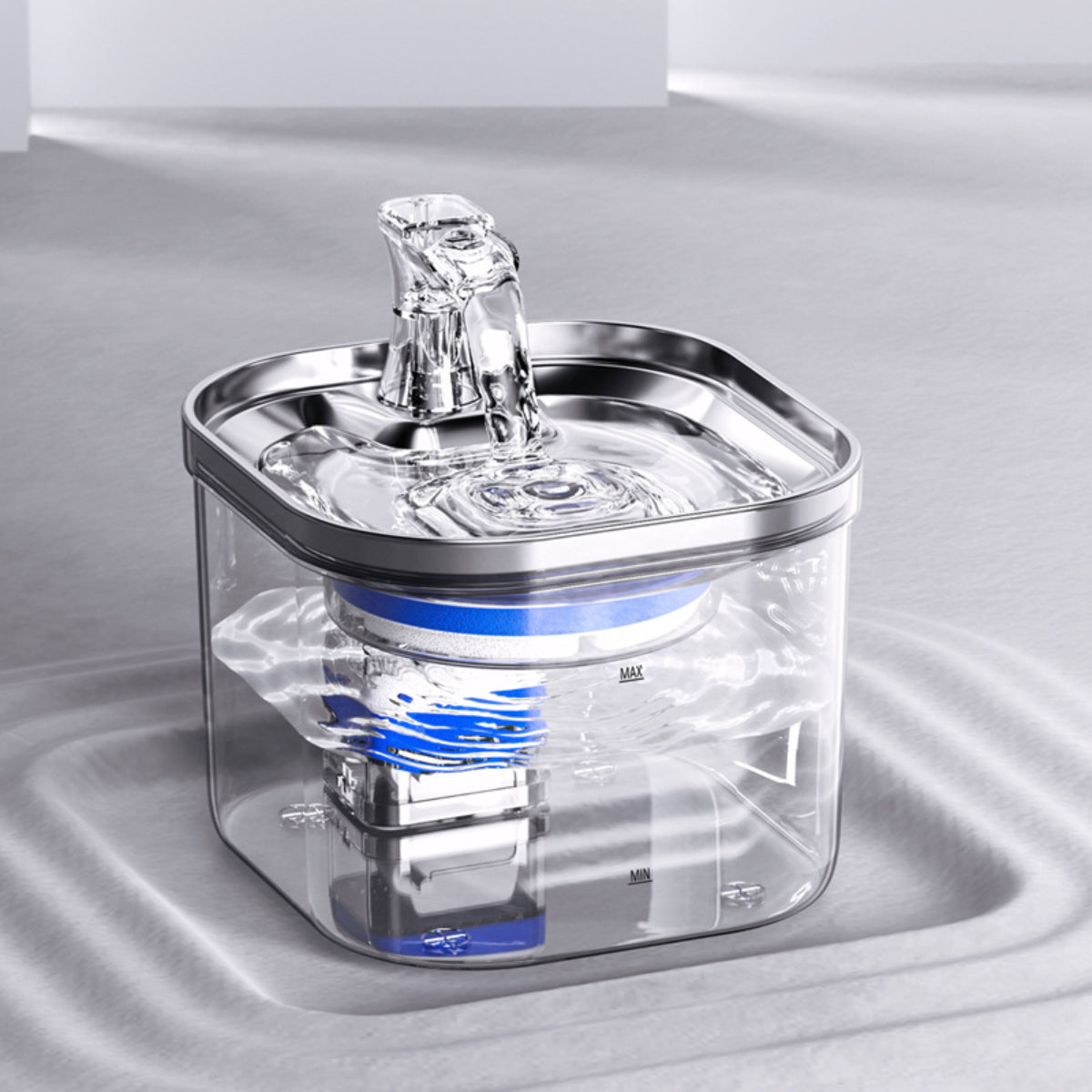 Fontanella Smart in acciaio inox per cani e gatti